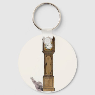 Grandfather Clock Keychain