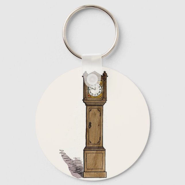 Grandfather Clock Keychain (Front)