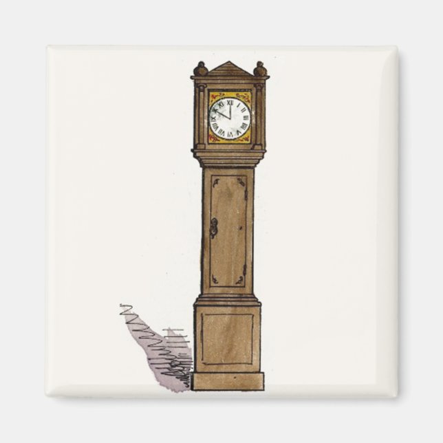Grandfather Clock Magnet (Front)