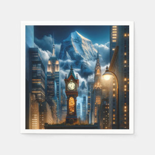 Grandfather Clock Napkin