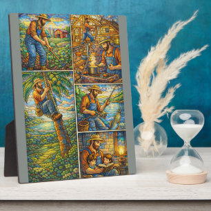 Grandfather Dad Father's Day  Plaque