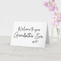 Grandfather Era Pregnancy New Baby Reveal for Dad