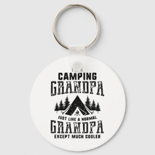 Grandfather Father's Day Gift Camping Grandpa Men  Keychain