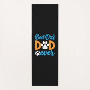 Grandfather Gift   Best Dog Dad Ever Yoga Mat