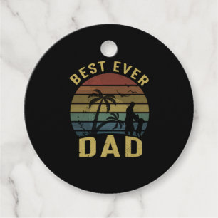 Grandfather Gift   Best Ever Dad Favour Tags