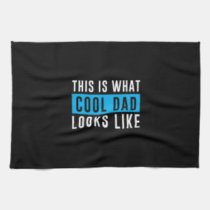Grandfather Gift   Cool Dad Looks Like Kitchen Towel
