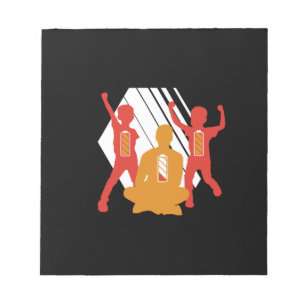 Grandfather Gift Funny Dad With Kids Notepad