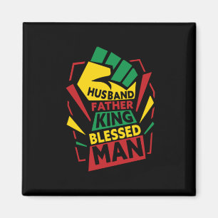 Grandfather Gift Husband Father And King Magnet