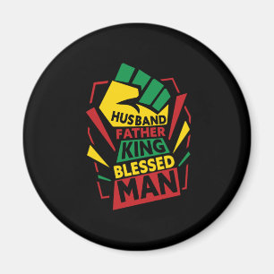 Grandfather Gift Husband Father And King Magnet