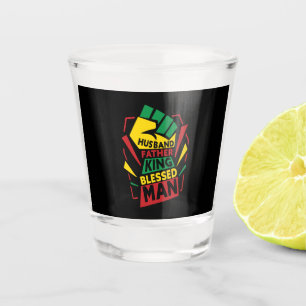 Grandfather Gift Husband Father And King Shot Glass