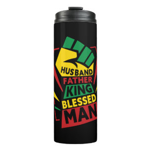 Grandfather Gift Husband Father And King Thermal Tumbler