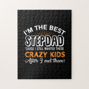 Grandfather Gift I Am The Best Step Dad Jigsaw Puzzle
