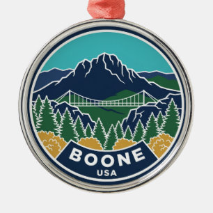 Grandfather Mountain North Carolina Metal Ornament