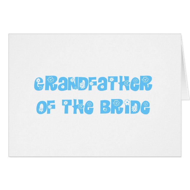 Grandfather of the Bride (Front Horizontal)