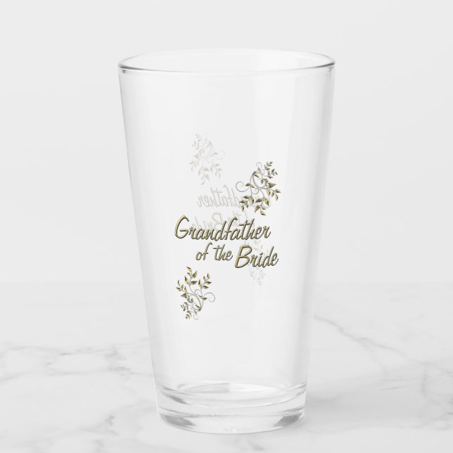 Grandfather of the Bride Glass (Front)