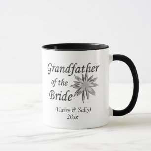 Grandfather of the Bride Names Date Mug