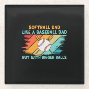 Grandfather Quotes Baseball Dad Definition Glass Coaster