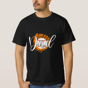 Grandfather Quotes Baseball Dad T-Shirt