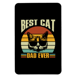 Grandfather Quotes Best Cat Dad Ever Magnet