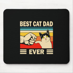 Grandfather Quotes Best Cat Dad Ever Mouse Pad