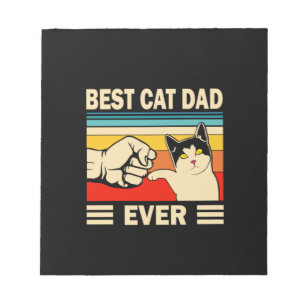 Grandfather Quotes Best Cat Dad Ever Notepad