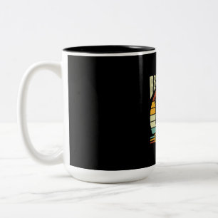 Grandfather Quotes   Best Cat Dad Ever Two-Tone Coffee Mug