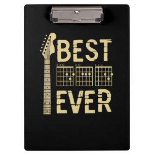 Grandfather Quotes   Best Dad Guitar Ever Clipboard