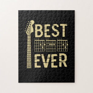 Grandfather Quotes   Best Dad Guitar Ever Jigsaw Puzzle