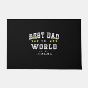 Grandfather Quotes   Best Dad In The World Doormat