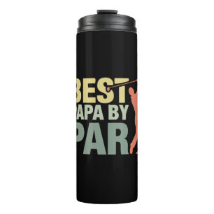 Grandfather Quotes   Best Papa By Par Golf Thermal Tumbler