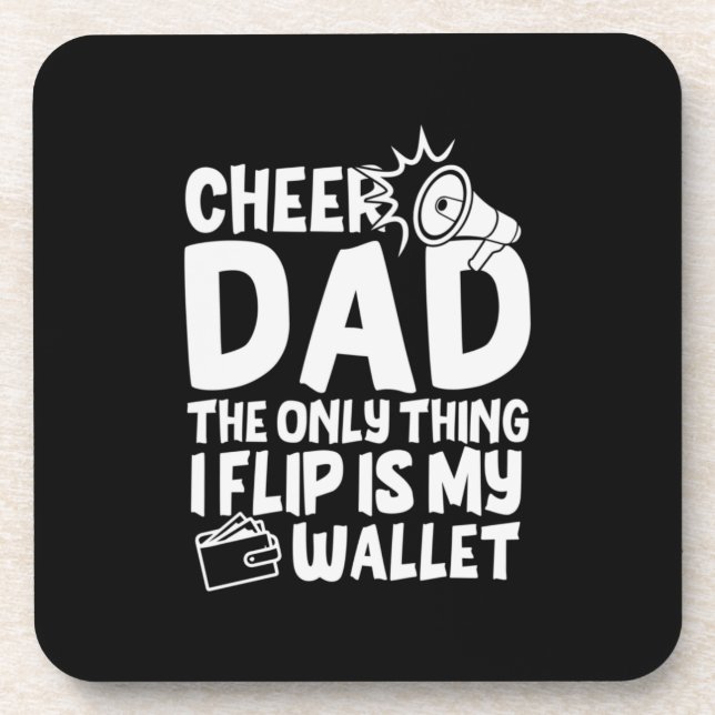 Grandfather Quotes | Cheer Dad The Only Thing Coaster (Front)