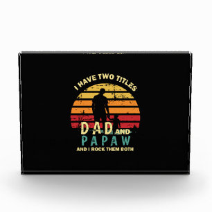 Grandfather Quotes   Dad And Papa I Rock Them Photo Block