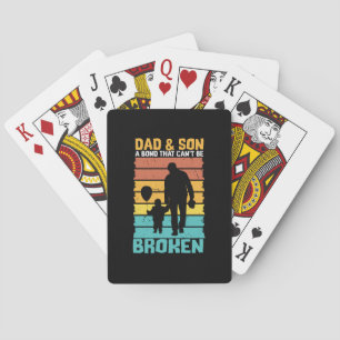 Grandfather Quotes Dad And Son Playing Cards