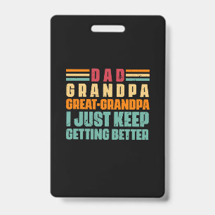 Grandfather Quotes   Dad Great Grandpa Badge