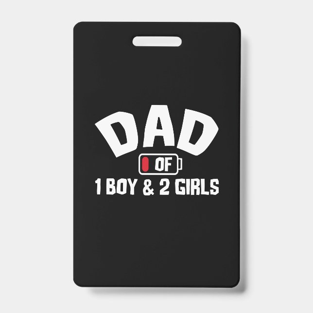 Grandfather Quotes | Dad Of One Boy Badge (Front)