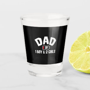 Grandfather Quotes   Dad Of One Boy Shot Glass