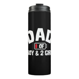 Grandfather Quotes   Dad Of One Boy Thermal Tumbler