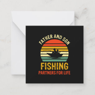 Grandfather Quotes Father And Son Fishing Partner Card