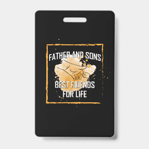 Grandfather Quotes Father And Sons Best Friend Badge