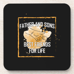 Grandfather Quotes Father And Sons Best Friend Coaster