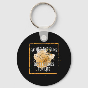 Grandfather Quotes   Father And Sons Best Friend Keychain