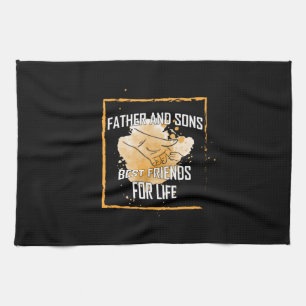 Grandfather Quotes Father And Sons Best Friend Kitchen Towel