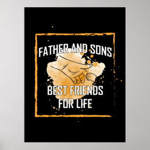 Grandfather Quotes   Father And Sons Best Friend Poster