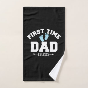 Grandfather Quotes First Time Dad 2022 Hand Towel