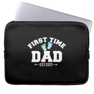 Grandfather Quotes First Time Dad 2022 Laptop Sleeve
