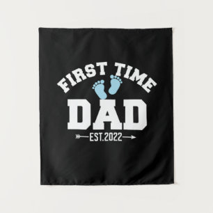 Grandfather Quotes First Time Dad 2022 Tapestry