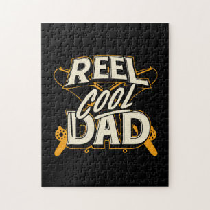 Grandfather Quotes   Fishing Cool Dad Jigsaw Puzzle