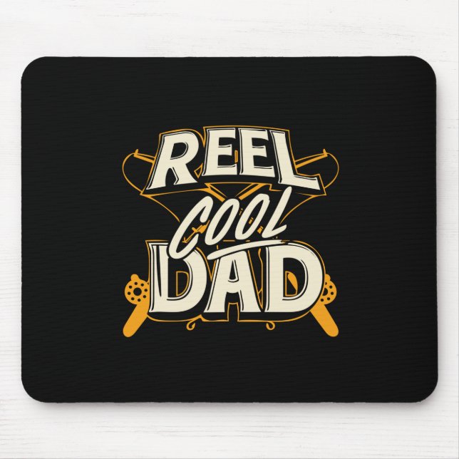 Grandfather Quotes | Fishing Cool Dad Mouse Pad (Front)