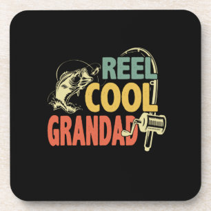 Grandfather Quotes   Fishing Cool Grandad Coaster