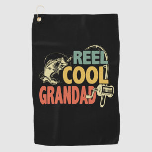 Grandfather Quotes   Fishing Cool Grandad Golf Towel